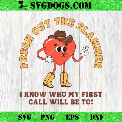 Fresh Out The Slammer TTPD Album SVG, Taylor Swift SVG PNG EPS DXF