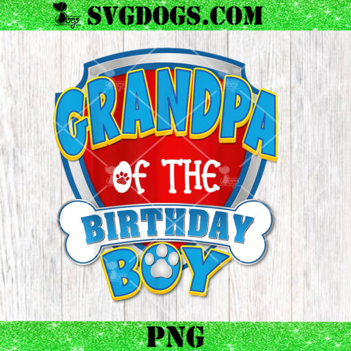 Grandpa Of The Birthday Boy PNG