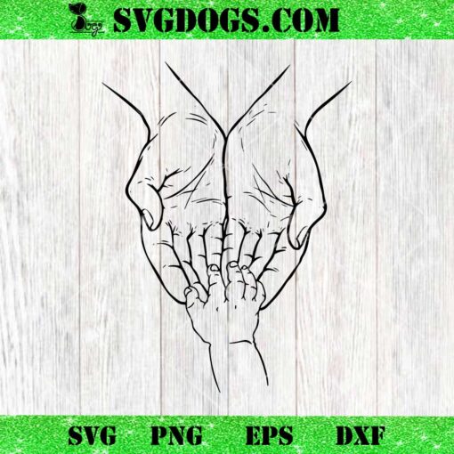 Hand Kid Best Mom Ever SVG, Mother And Child Hand SVG PNG DXF EPS