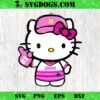 Hello Kitty Houston Astros SVG, Kitty Astros MLB Baseball SVG