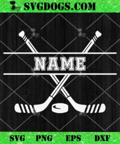 Customized Hockey Player SVG
