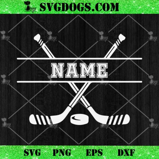 Customized Hockey Player SVG