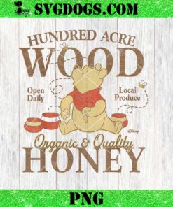 Hundred Acre Wood Pooh Organic Honey PNG, Winnie The Pooh PNG