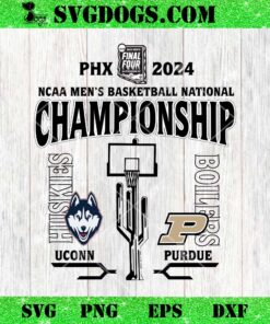 Huskies vs Boilers Mens Basketball National Championship SVG, Uconn Huskies And Purdue Boilermakers SVG PNG EPS DXF