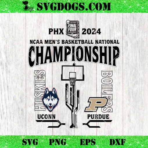 Huskies vs Boilers Mens Basketball National Championship SVG, Uconn Huskies And Purdue Boilermakers SVG PNG EPS DXF