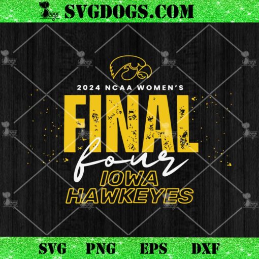 Iowa Hawkeyes Final Four 2024 NCAA Womens SVG