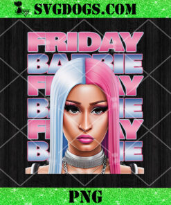Its Friday Barbie PNG, Pink Barbie PNG