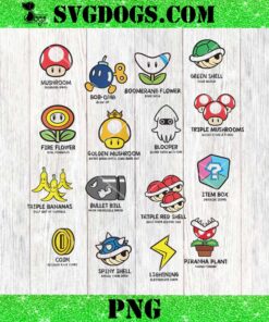 Mario Kart Items PNG