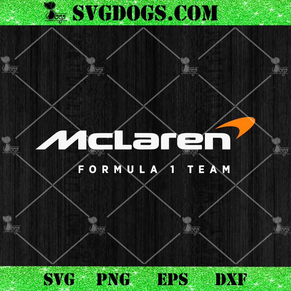 McLaren Racing White Logo SVG