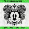 Mickey And Minnie Heart Mandala SVG, Disney Mouse SVG PNG EPS DXF