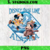 Retro Disney Cruise Line Alaska PNG, Mickey Minnie Cruise PNG