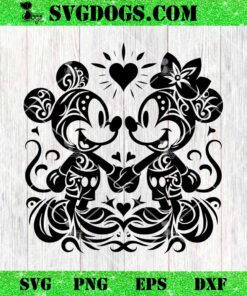 Mickey Minnie Mouse Mandala SVG, Disney Mouse SVG PNG EPS DXF