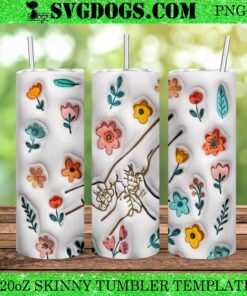 Mother Holding Hands Of 3 Children 20oz Tumbler Wrap PNG, Mom And Baby 20oz Tumbler Wrap PNG