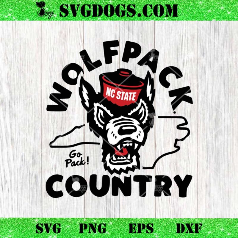 Nc State Wolfpack Country Go Pack Svg