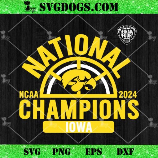 National Champions Iowa Hawkeyes SVG