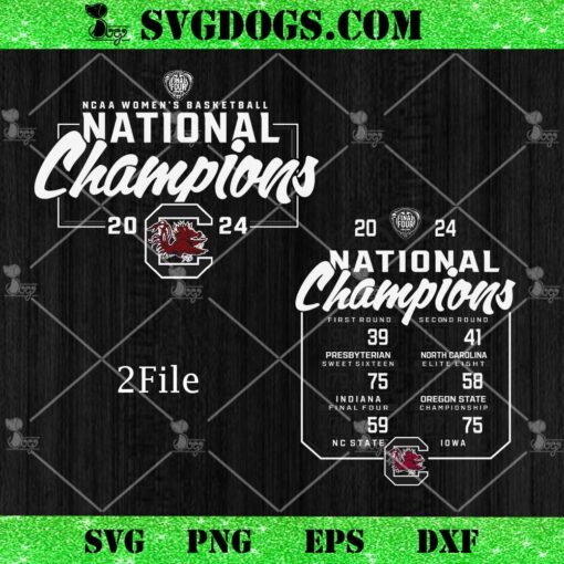 National Champions South Carolina Basketball SVG Bundle, NCCA Women’s Basketball SVG PNG EPS DXF