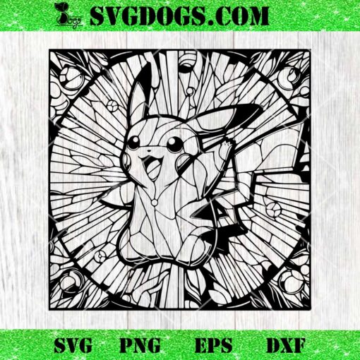 Pikachu Mandala SVG, Pokemon SVG PNG EPS DXF
