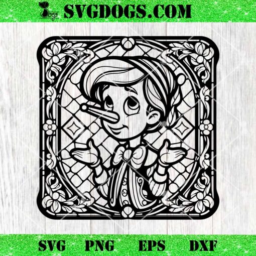 Pinocchio Mandala SVG, Pinocchio SVG PNG EPS DXF