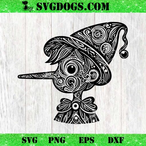 Pinocchio SVG, Mandala SVG PNG EPS DXF