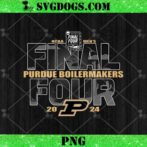 Purdue Boilermakers Final Four 2024 PNG, March Madness Purdue PNG