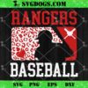 Rangers Baseball MLB Player SVG, Rangers SVG PNG DXF EPS