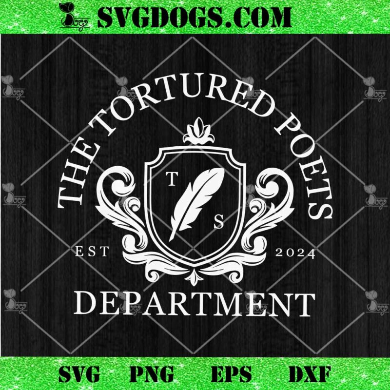 TS The Tortured Poets Department EST 2024 SVG