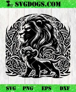 The Lion King Mandala SVG, Simba Lion King SVG PNG EPS DXF