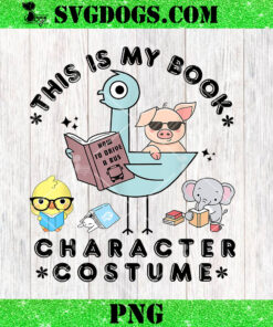This Is My Book Character Costume PNG