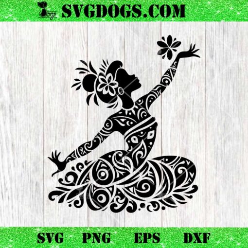 Tiana Mandala SVG, Princess Tiana SVG PNG EPS DXF