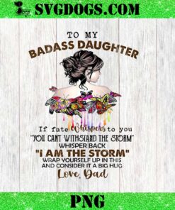 To My Badass Daughter PNG, Blanket From Dad PNG