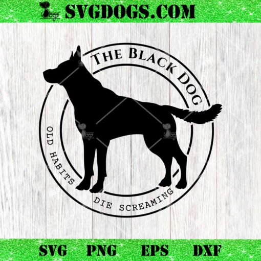 Tortured Poets Department The Black Dog SVG, Taylor Swift SVG PNG DXF EPS
