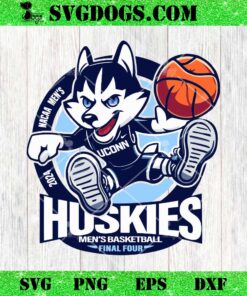2024 NCAA Final Four UConn Huskies SVG PNG EPS DXF