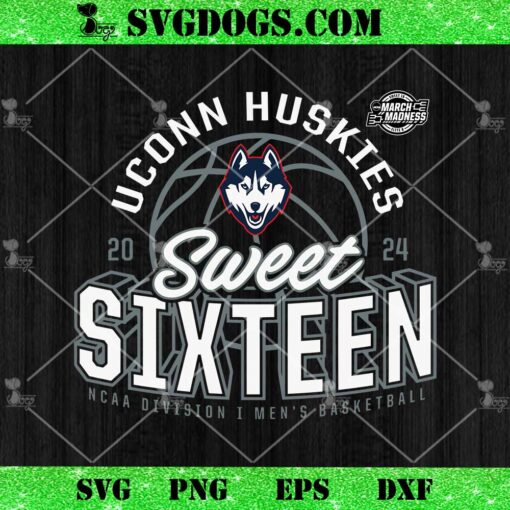 UConn Huskies Sweet Sixteen SVG PNG EPS DXF