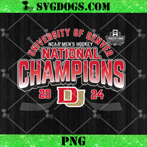 University Of Denver National Champs 2024 PNG