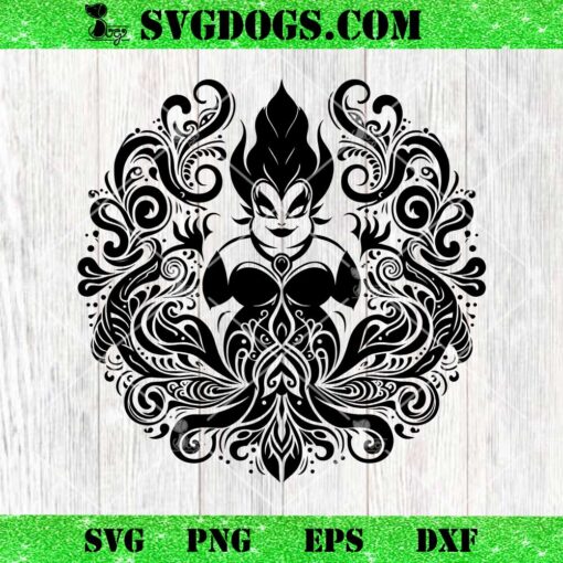 Ursula SVG, Mandala Ursula SVG PNG EPS DXF