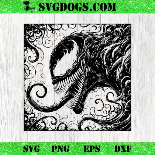 Venom SVG, Mandala SVG, Marvel SVG PNG EPS DXF
