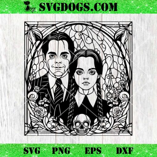 Wednesday Addams Mandala SVG, The Addams Family SVG PNG EPS DXF