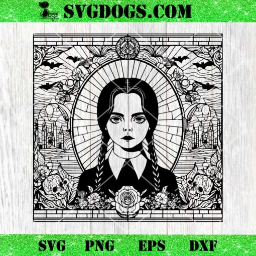 Wednesday SVG Design, Wednesday Addams Mandala SVG PNG EPS DXF