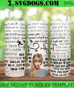 Taylor Swift Andy Warhol Style 20oz Tumbler Wrap PNG