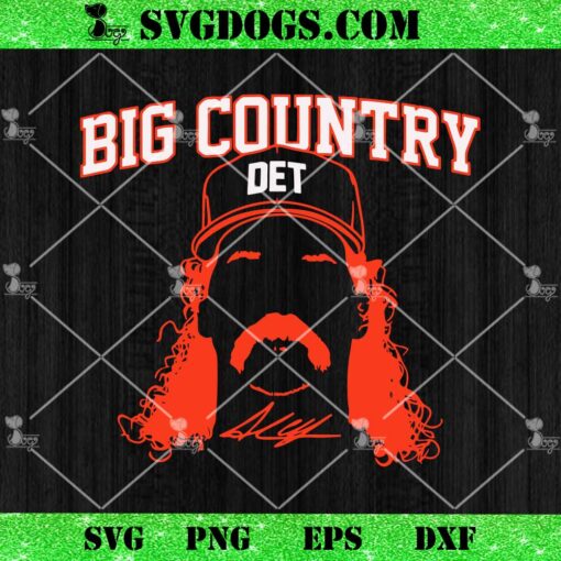 Andrew Chafin Big Country Detroit Tigers SVG, Big Country SVG PNG EPS DXF