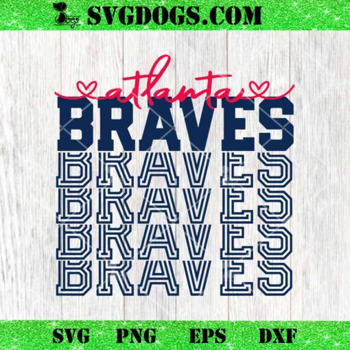 Atlanta Braves Baseball MLB Team SVG, Atlanta Braves SVG PNG EPS DXF