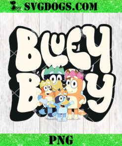 Bluey Birthday PNG, Bluey Family PNG