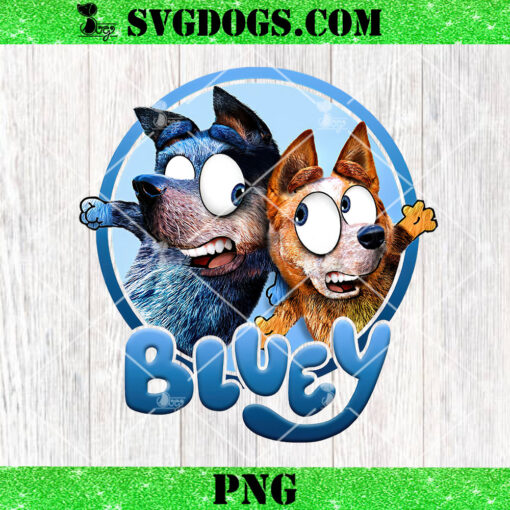 Bluey Couple Goals PNG, Bluey Dog PNG