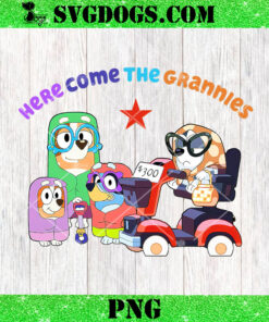 Bluey Here Come The Grannies Super Gigi PNG, Bluey Family PNG