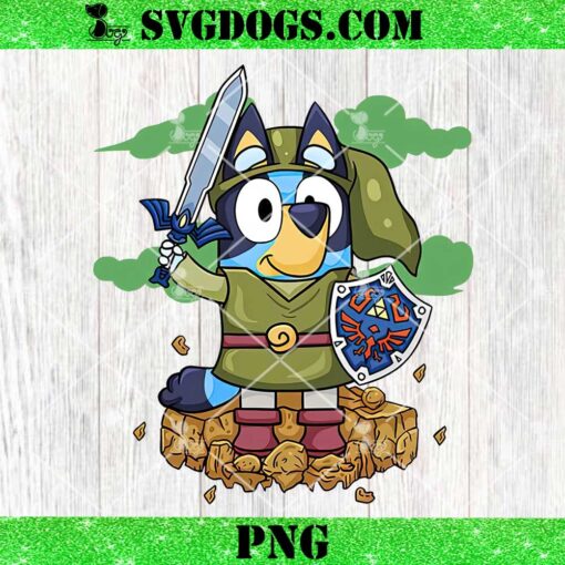 Bluey Legend of Zelda PNG, Legend Of Bluey PNG