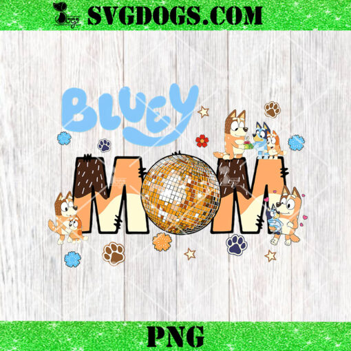 Bluey Mom PNG, Mothers Day PNG