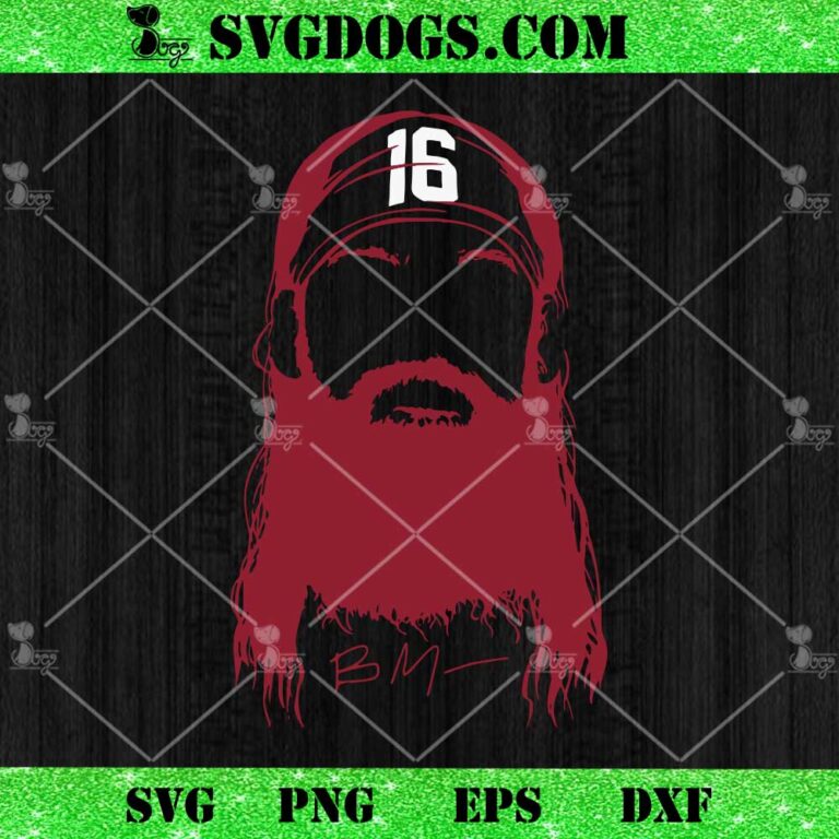 Brandon Marsh Philly Beard SVG