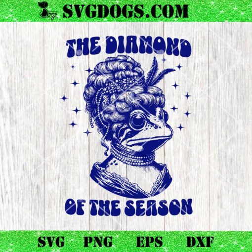 Bridgerton The Diamond Of The Season SVG, Frog Bridgerton SVG PNG DXF EPS