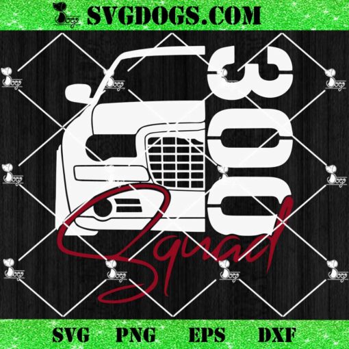 Car 300 Squad SVG, Chrysler 300c SVG PNG EPS DXF