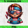 Michael Myers 4th Of July PNG, Horror USA Flag Patriotic PNG